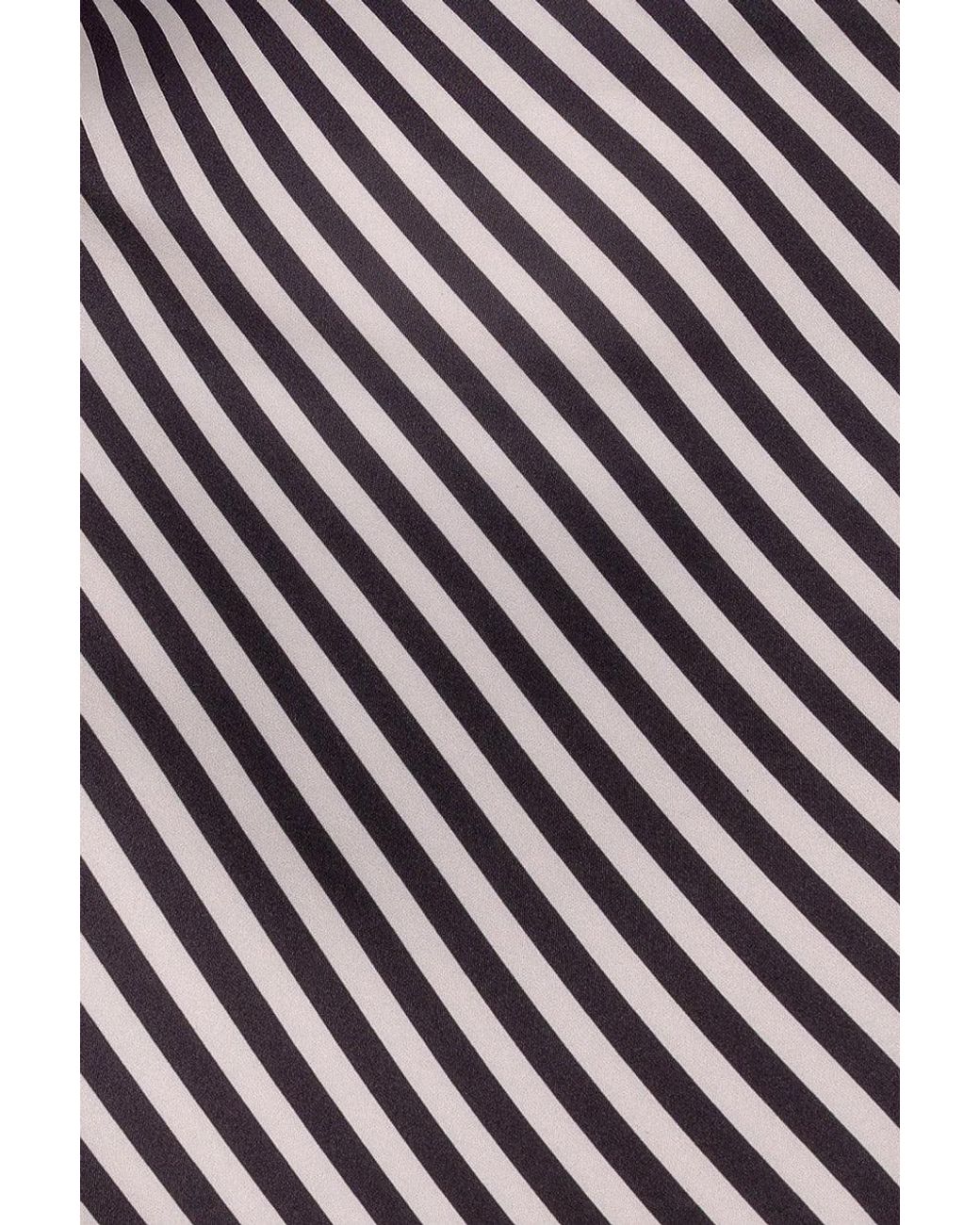 Goddiva Gray Striped A-Line Mini Beetlejuice-Inspired Halloween Costume