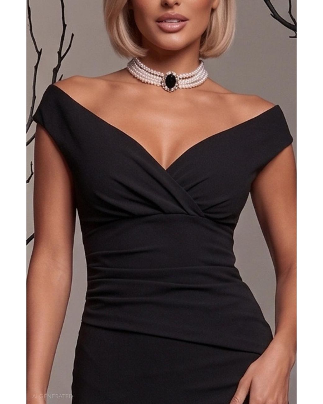 Goddiva Gray Bardot Bodycon Midi The Revenge Dress Halloween Costume