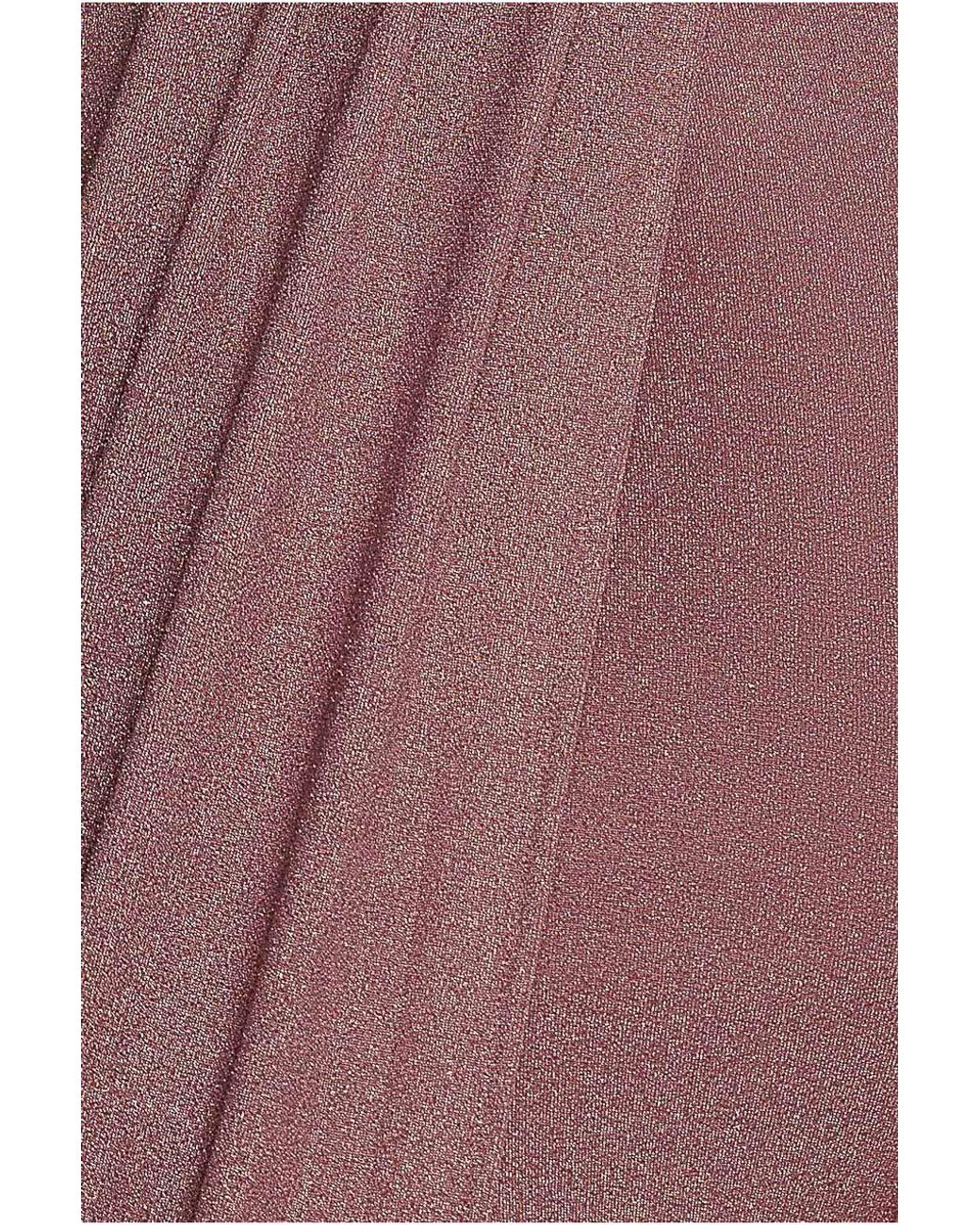 Goddiva Multicolor Front Crossover Lurex Split Maxi