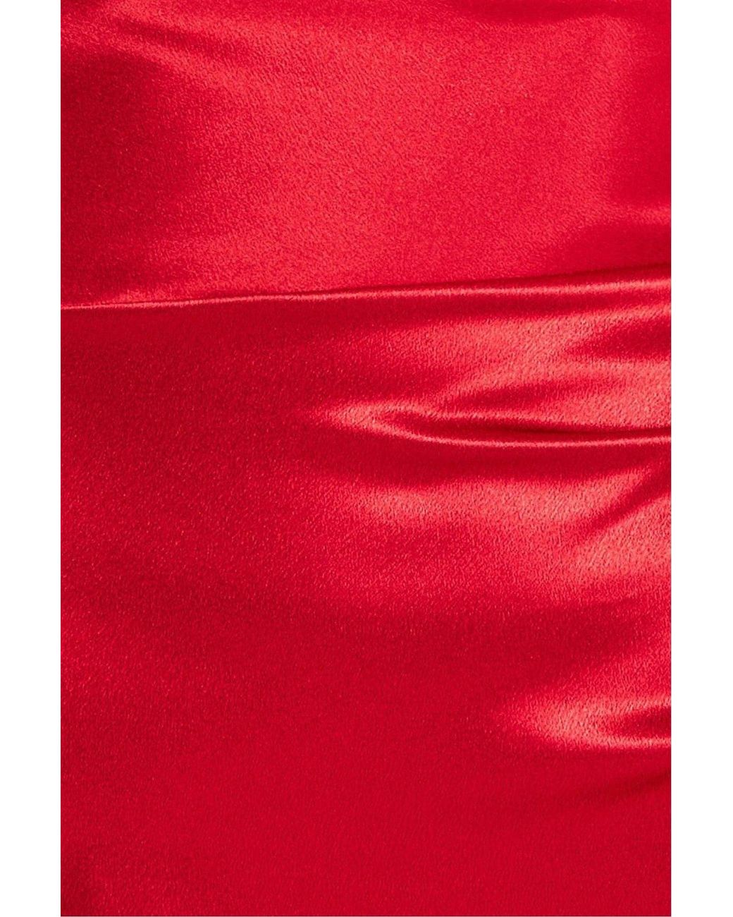 Goddiva Red Cowl Neck With Strappy Back Satin Maxi