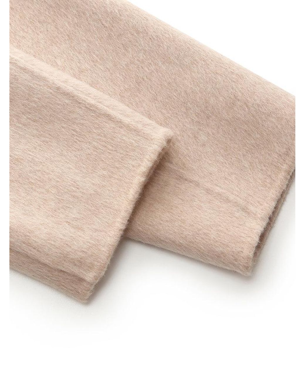 GOELIA Natural Wool Alpaca Double-Breasted Coat