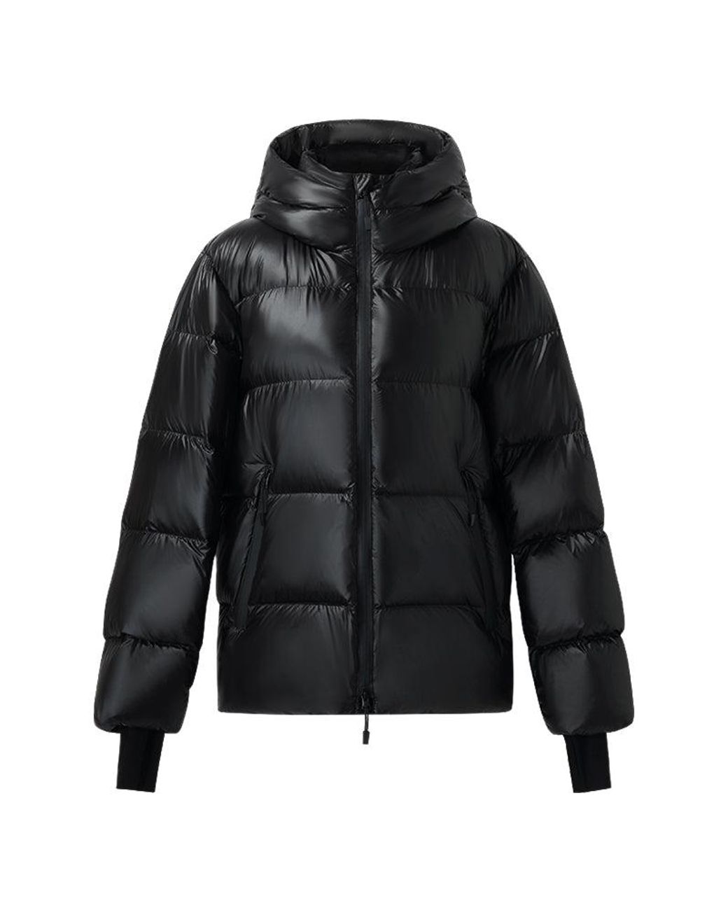 GOELIA Blue Windproof Warm Hooded Goose Down Jacket