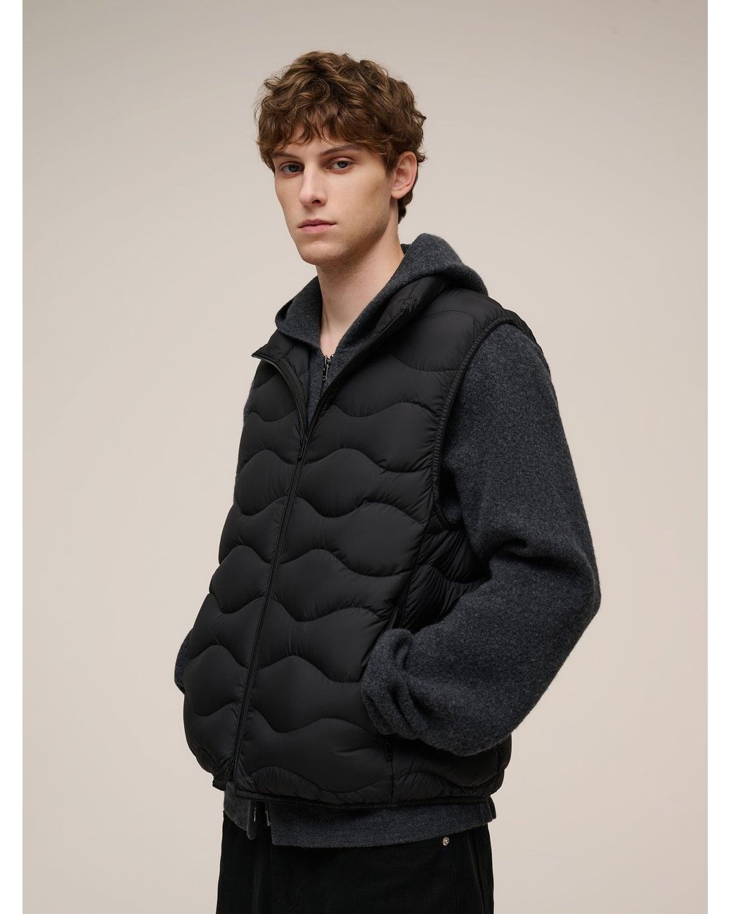 GOELIA Blue Lightweight Packable Goose Down Vest