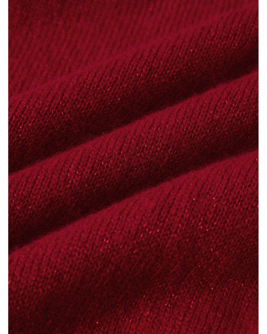 GOELIA Red [Preview] Wool Bow Neck Sweater