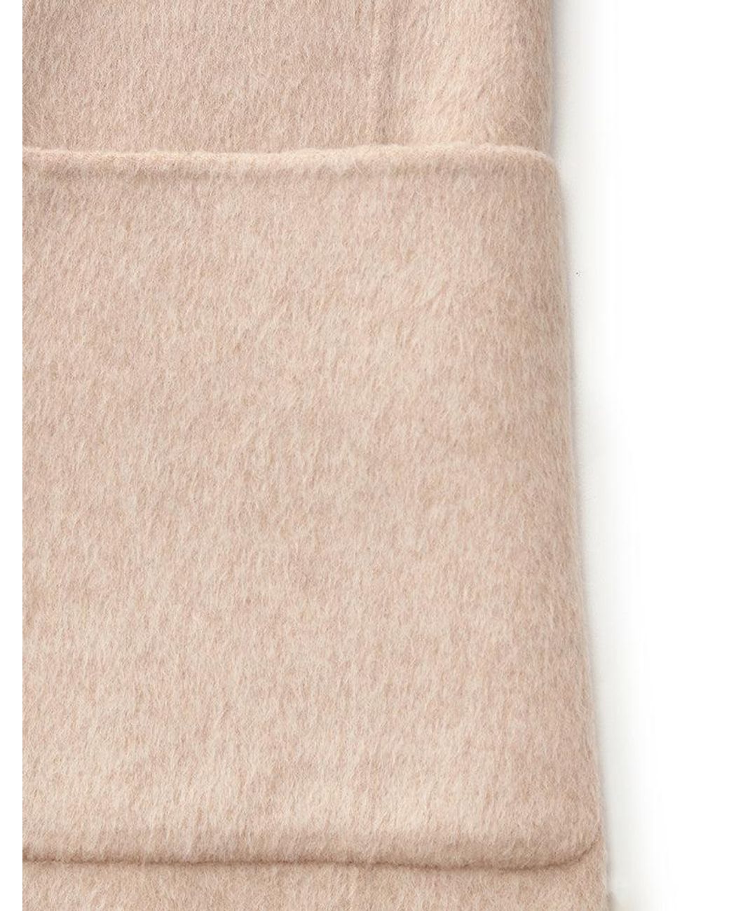 GOELIA Natural Wool Alpaca Double-Breasted Coat