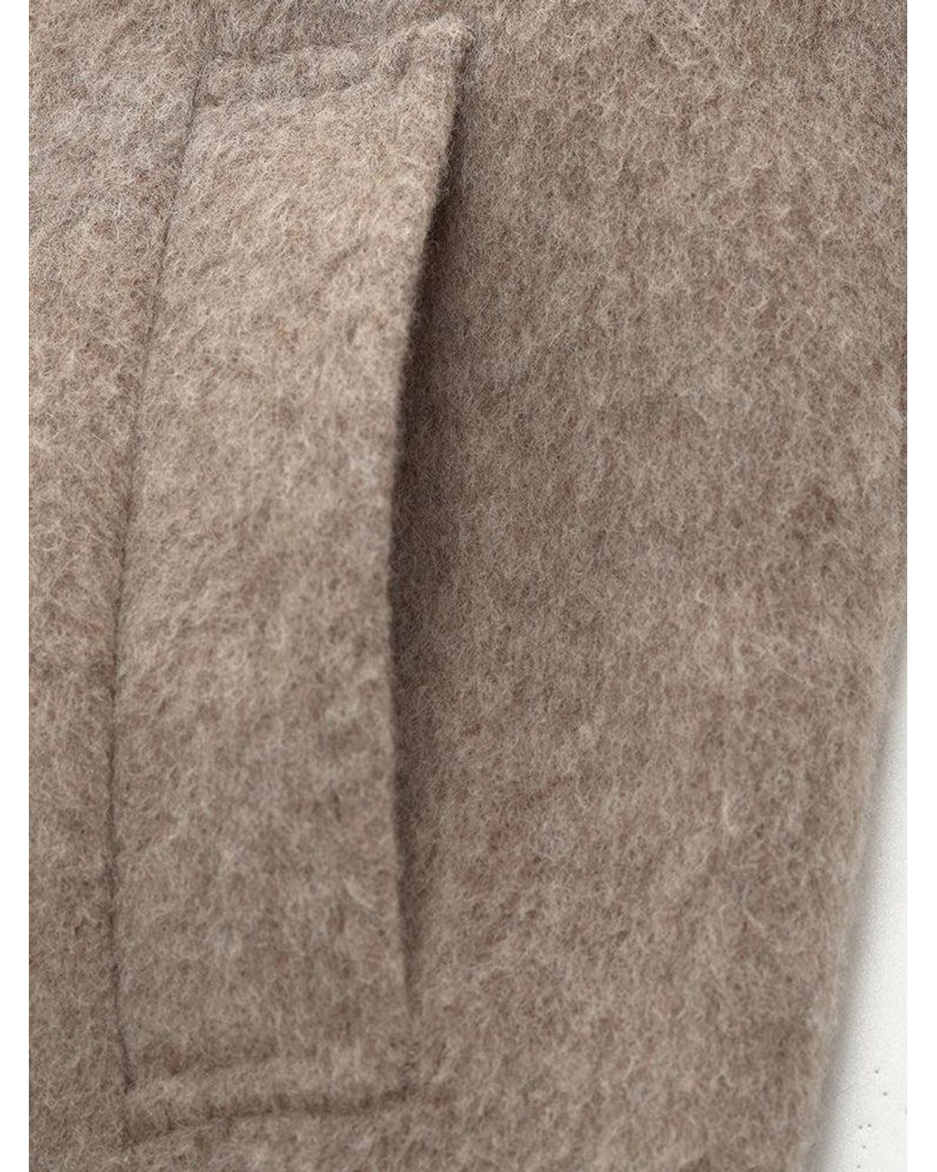 GOELIA Natural Lapel Wool-Alpaca Overcoat