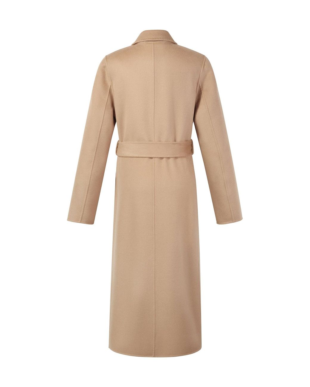 GOELIA Natural [Preview] Wool Silk Blend Wrap Overcoat