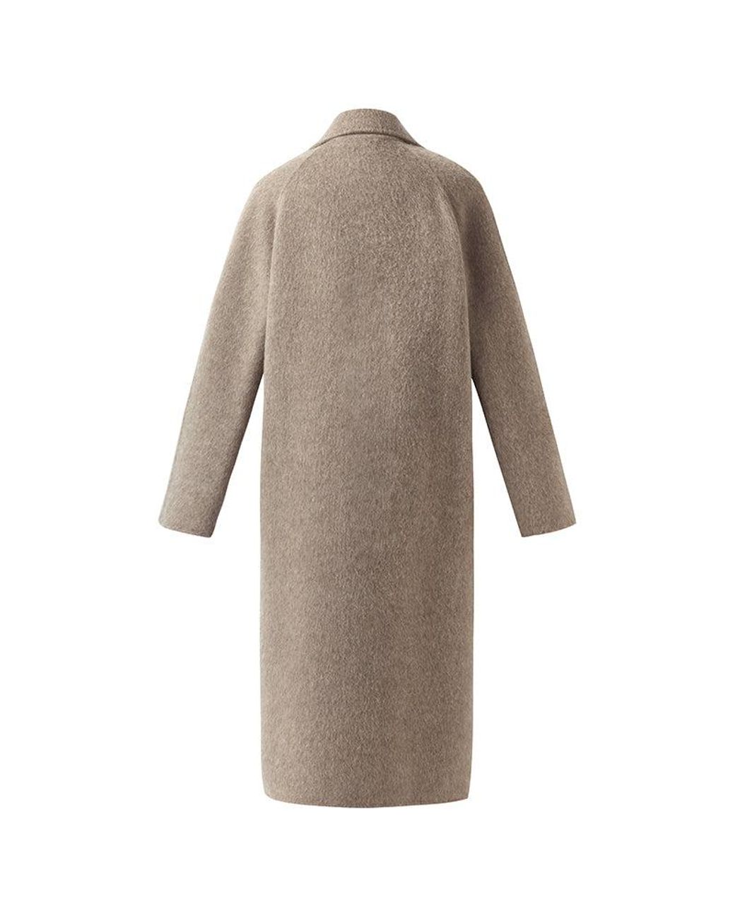 GOELIA Natural Lapel Wool-Alpaca Overcoat