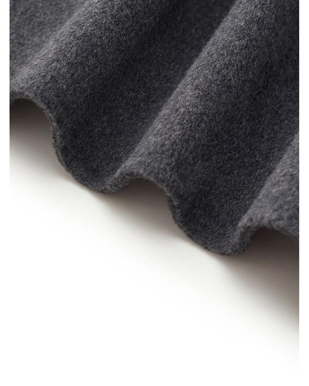 GOELIA Blue 100% Wool Belted Overcoat