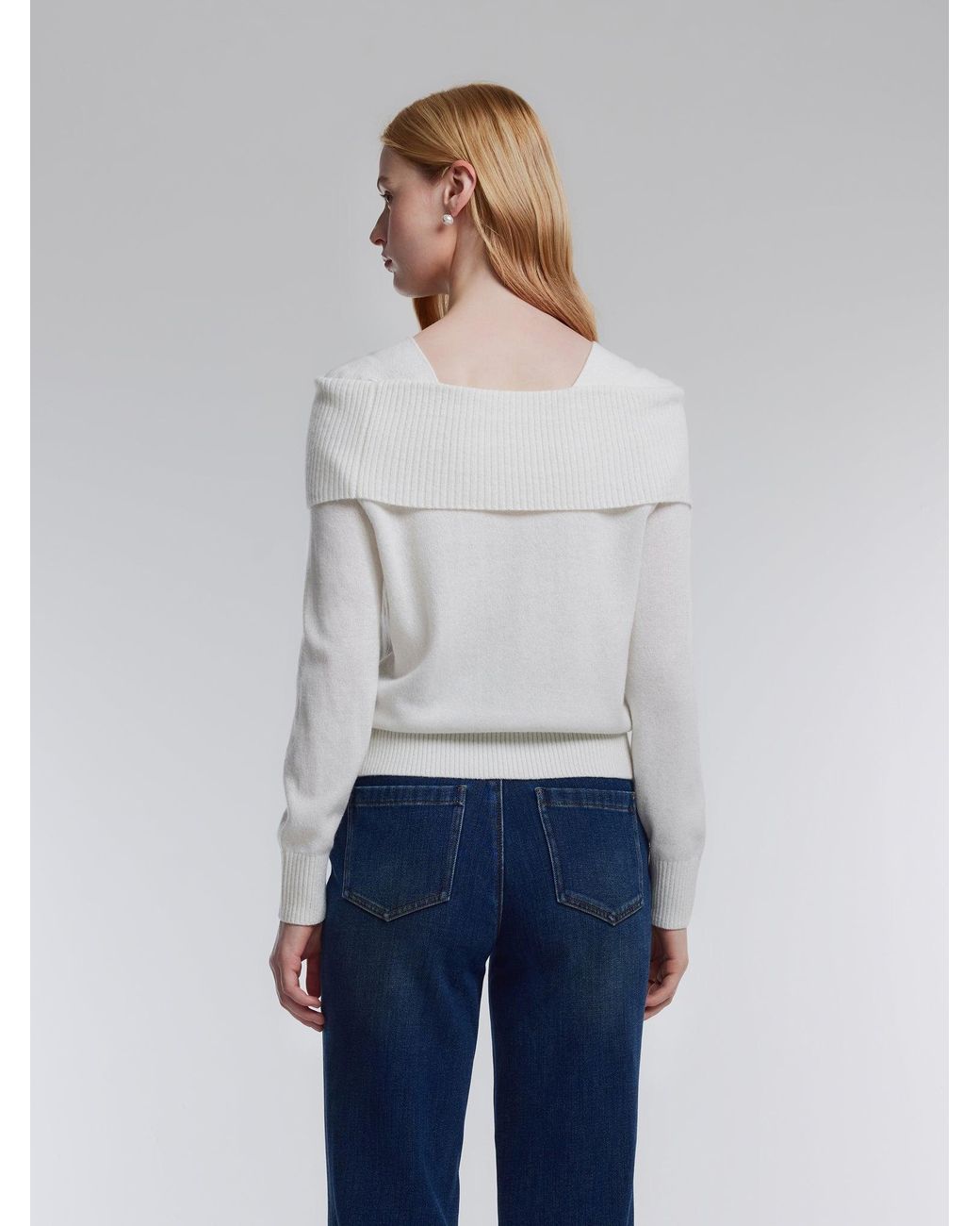 GOELIA Red [Preview] Wool Bow Neck Sweater