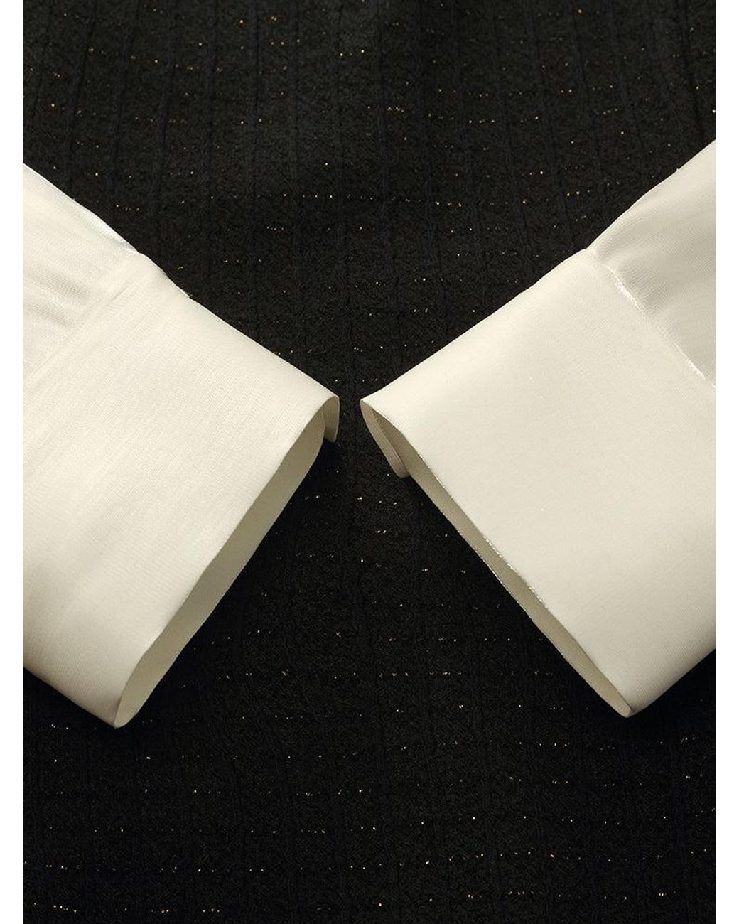 GOELIA Blue Double-Layer Patchwork Mini Dress