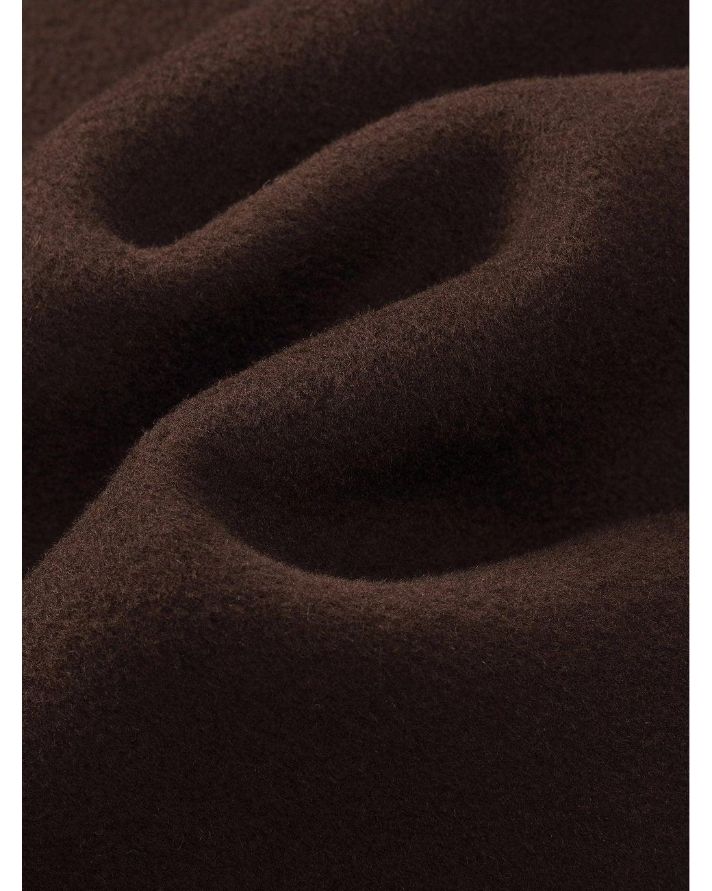 GOELIA Multicolor 100% Wool Double-Faced Wrap Overcoat
