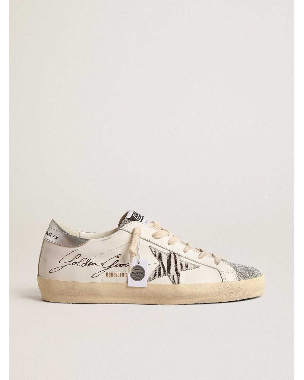 GOLDEN GOOSE スライトハイトッフレスアッフスニカ 【関税込】 Golden Goose Super Star Mix Match Low-Top Sneakers | Neiman