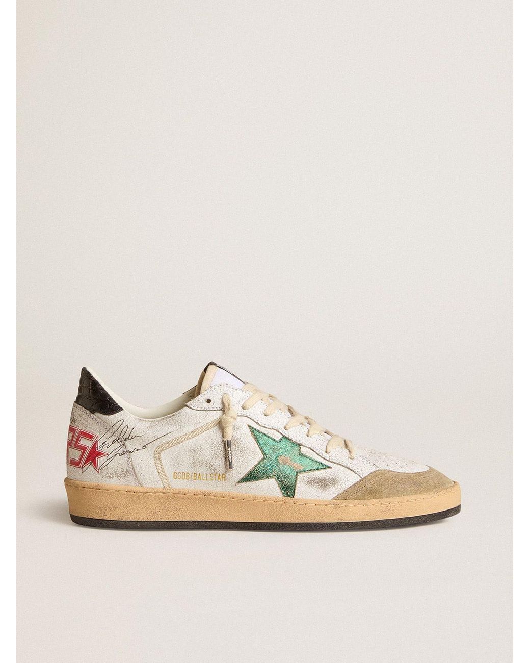 Golden Goose Ball Star With Metallic Leather Star And