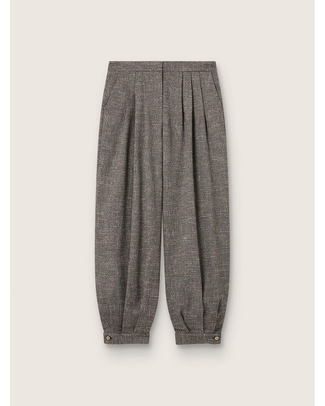 Pants Chapter Golden Goose Pleated Balloon Pants in Gray | Lyst