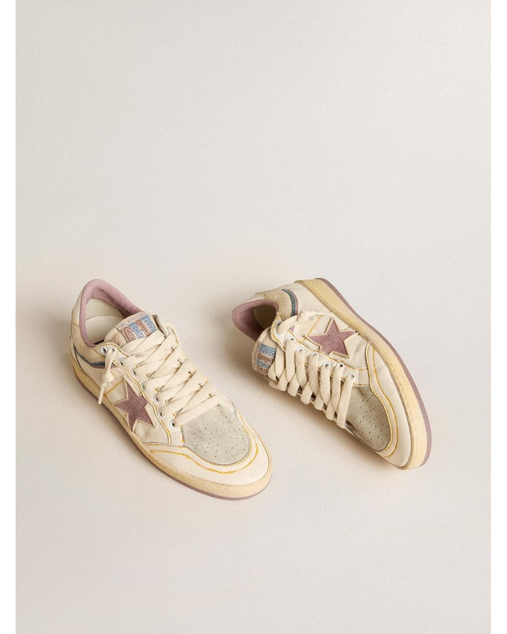 Golden Goose Ball Star in Natural | Lyst Golden Goose Ball Star in Natural | Lyst