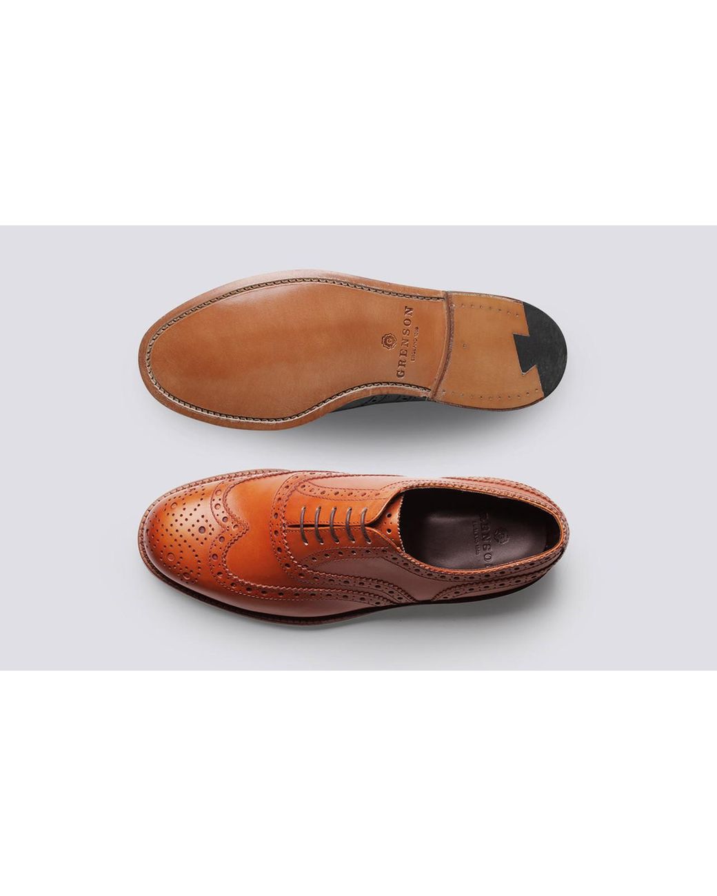Grenson Albert Brogue for Men | Lyst UK