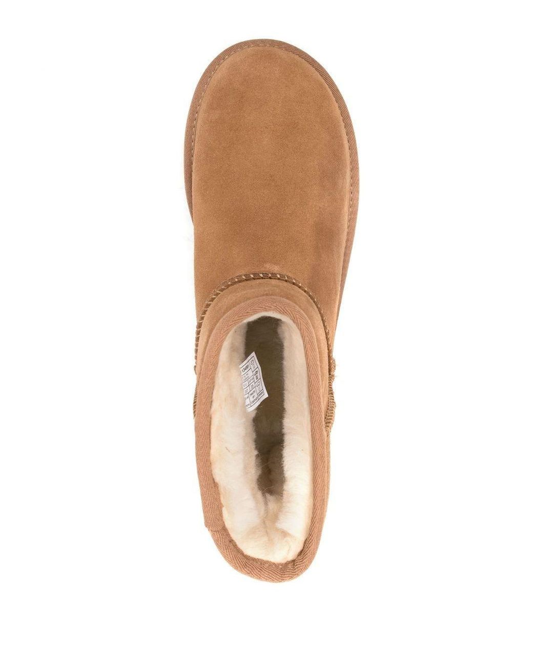 UGG Classic Mini Platform Suede Classic Boots in Brown | Lyst UK
