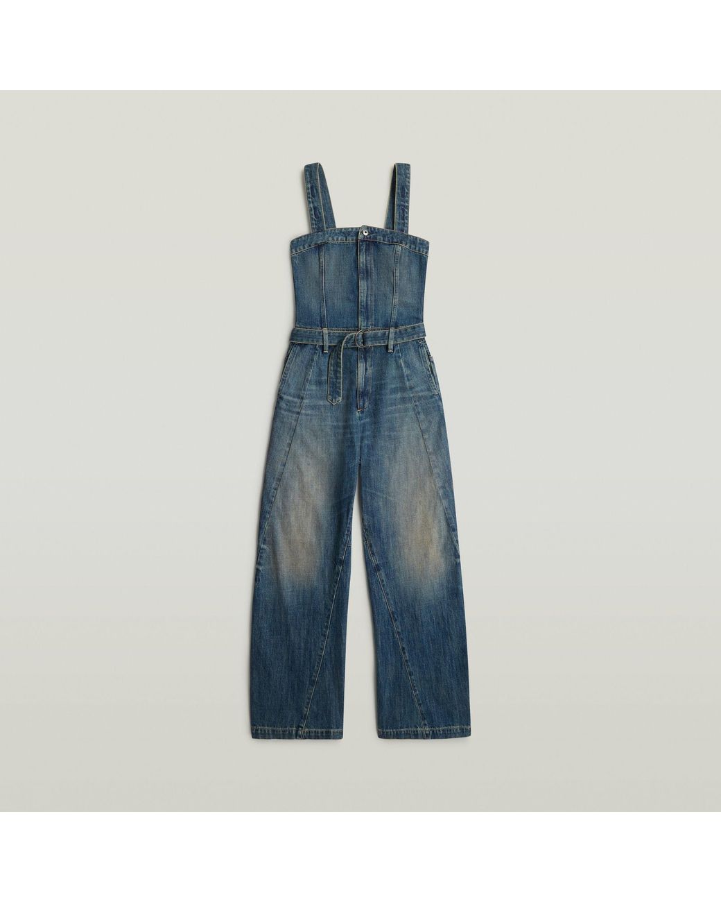 G-Star Bustier 3D Jumpsuit in het Blue