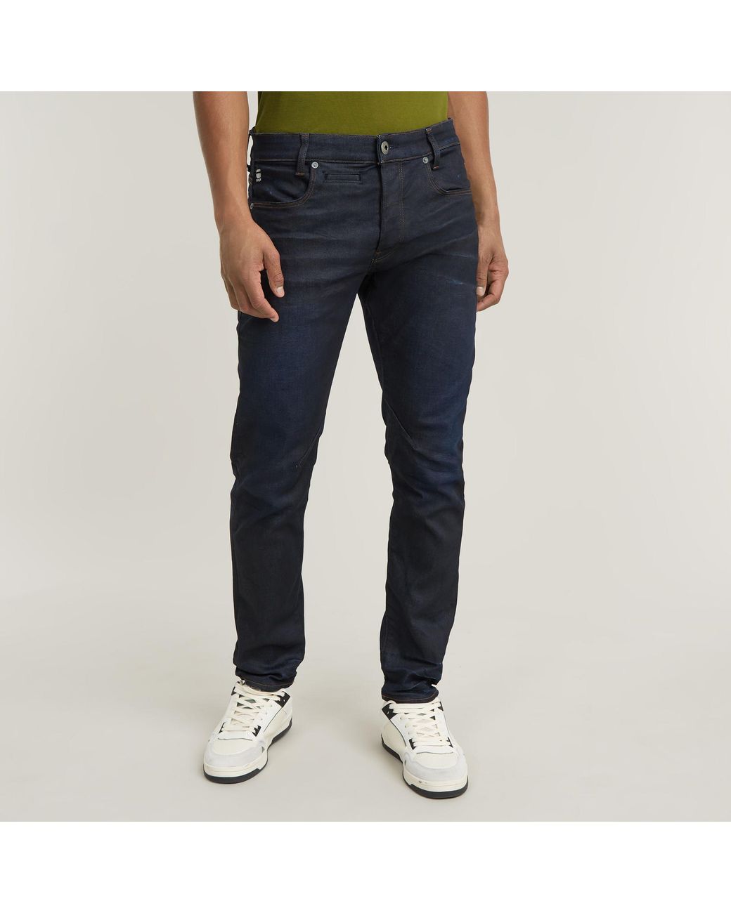 Jean D-Staq 5-Pocket Slim G-Star pour homme en coloris Blue