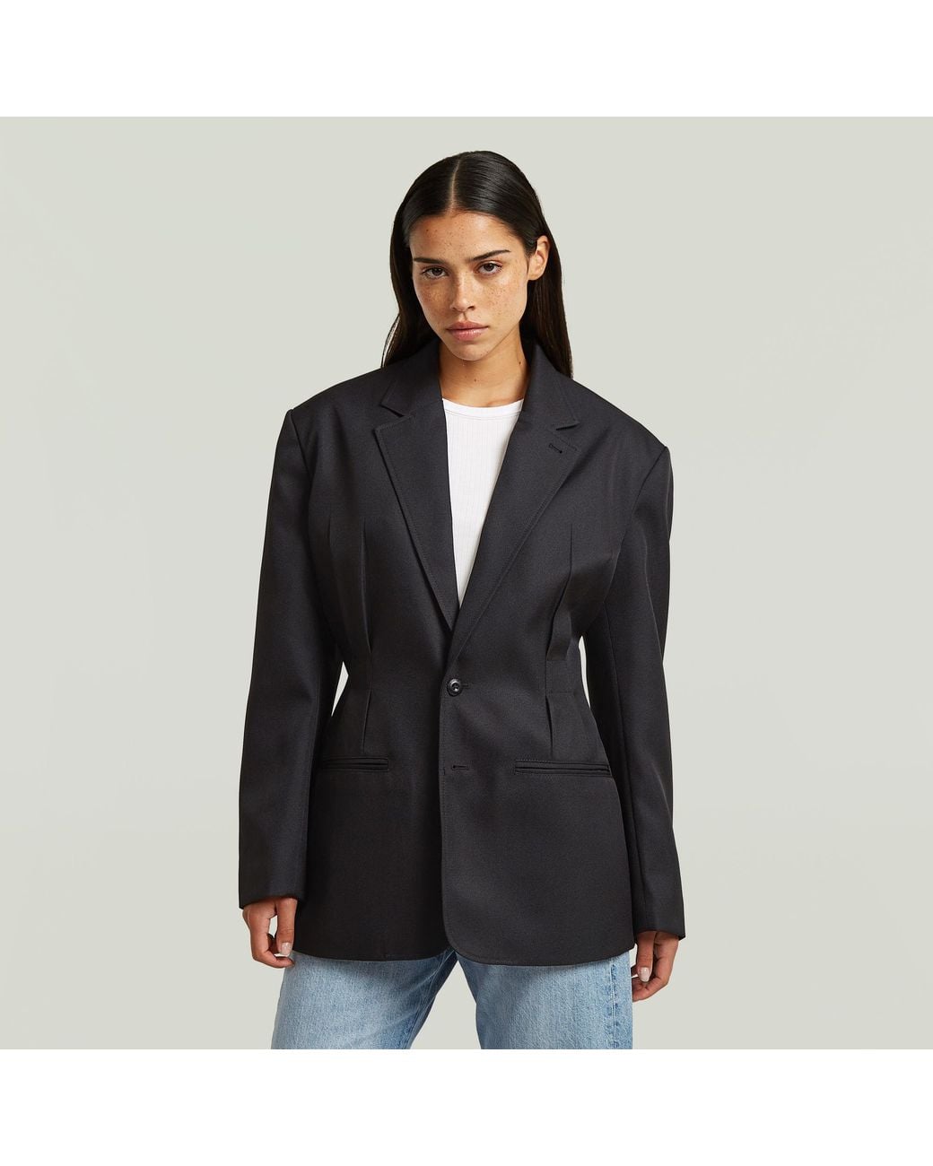 G-Star Cinched Blazer in het Black