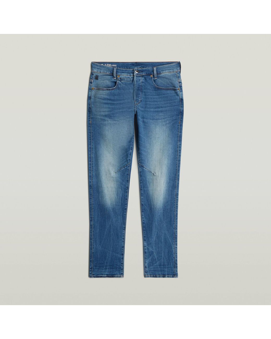 G-Star Blue D-Staq 5-Pocket Slim Jeans for men