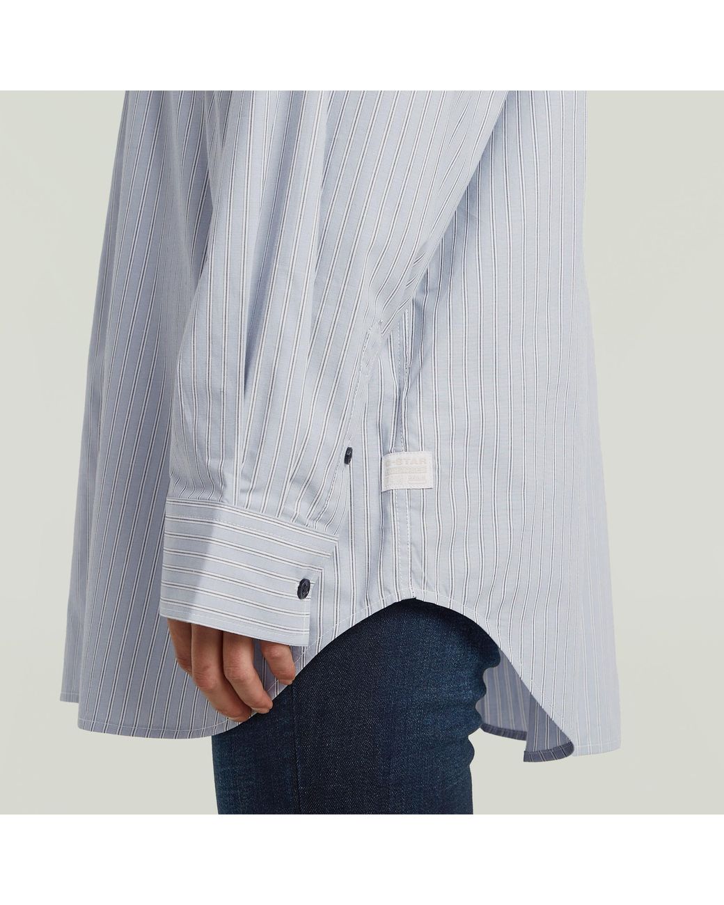 G-Star Oversized Long Overhemd in het Blue