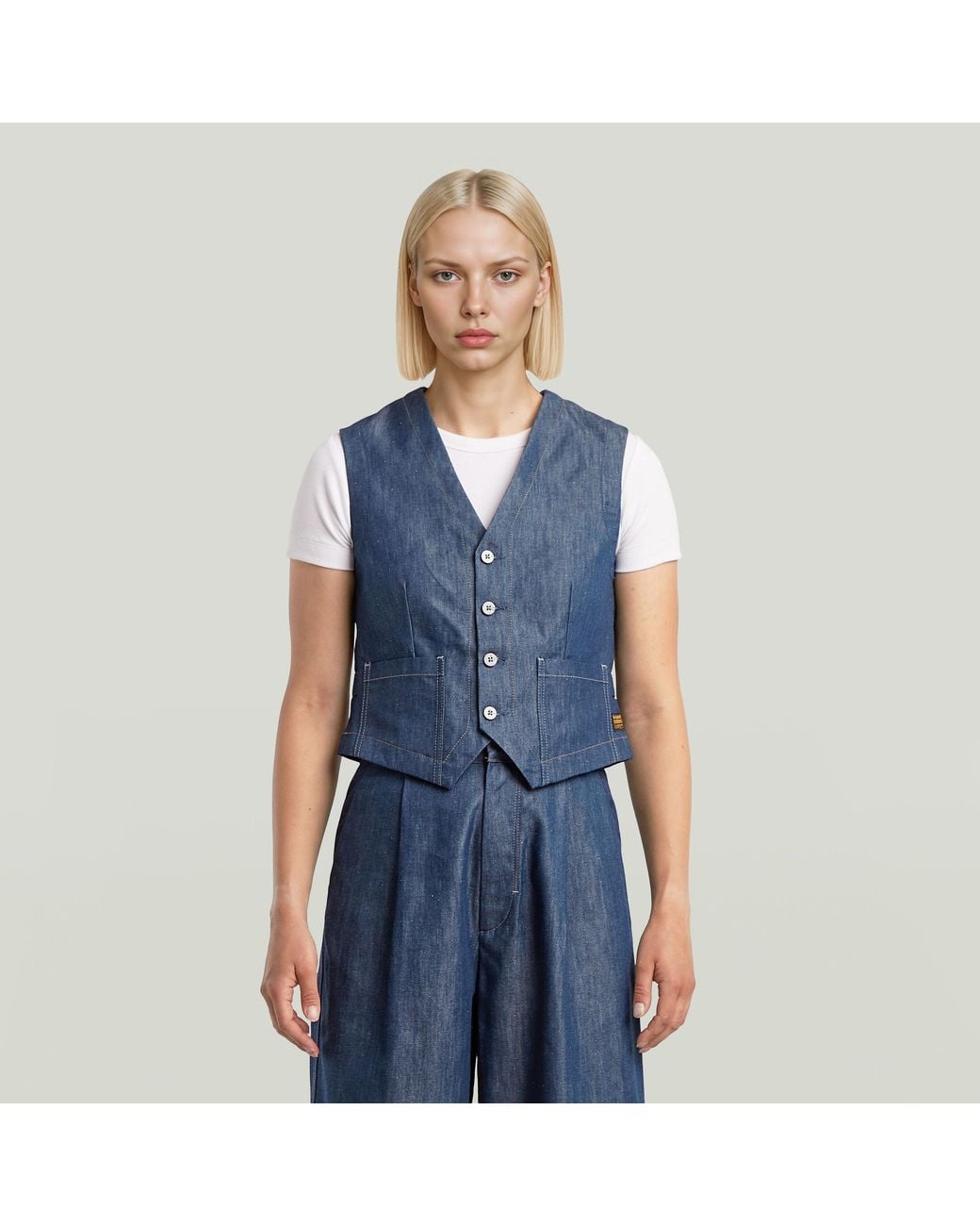 G-Star Summer Vest in het Blue