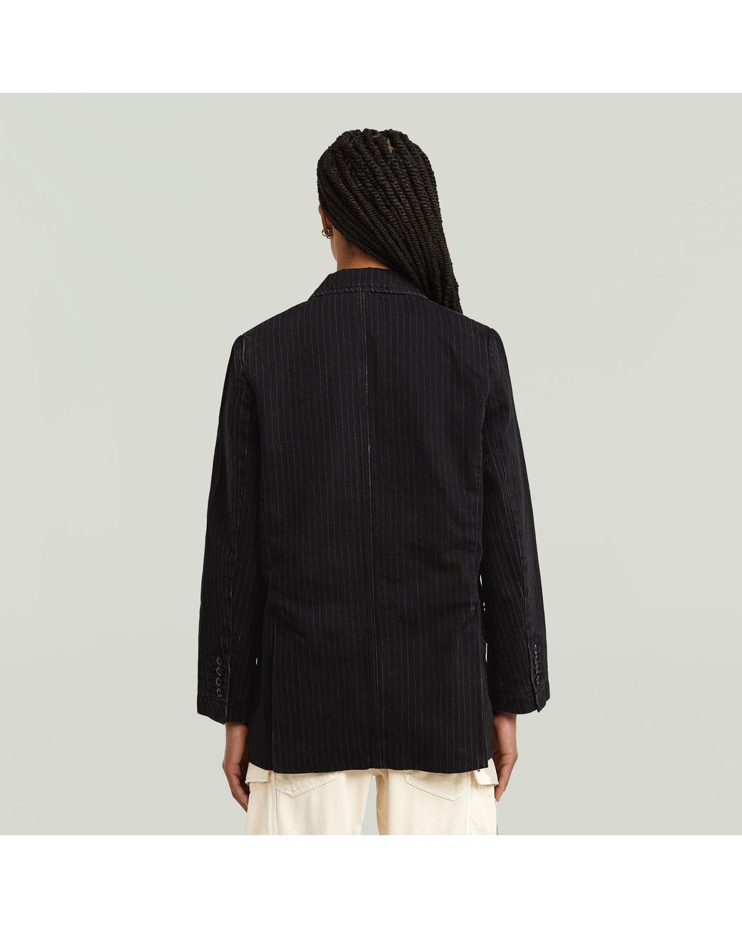 G-Star Double Breasted Blazer in het Black