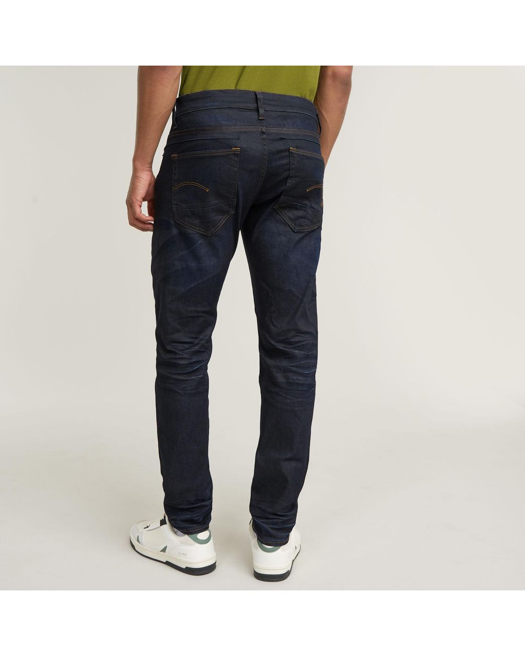 Jean D-Staq 5-Pocket Slim G-Star pour homme en coloris Blue