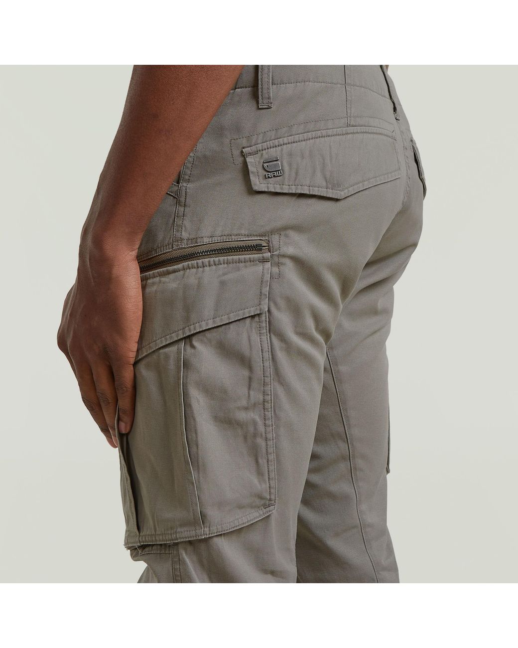 Pantalon Rovic Zip 3D Regular Tapered G-Star pour homme en coloris Gray