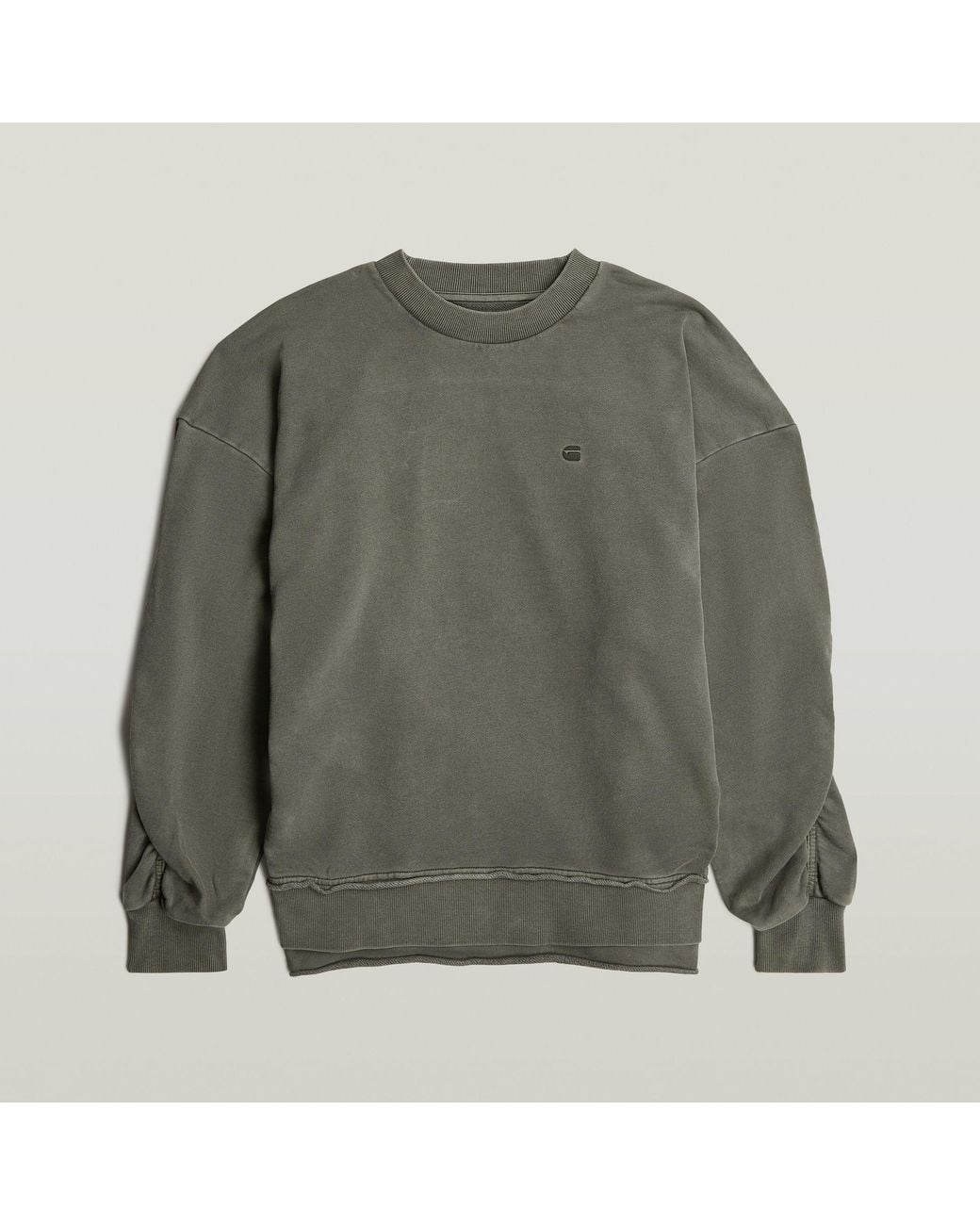 G-Star Gray Puckering Sweater