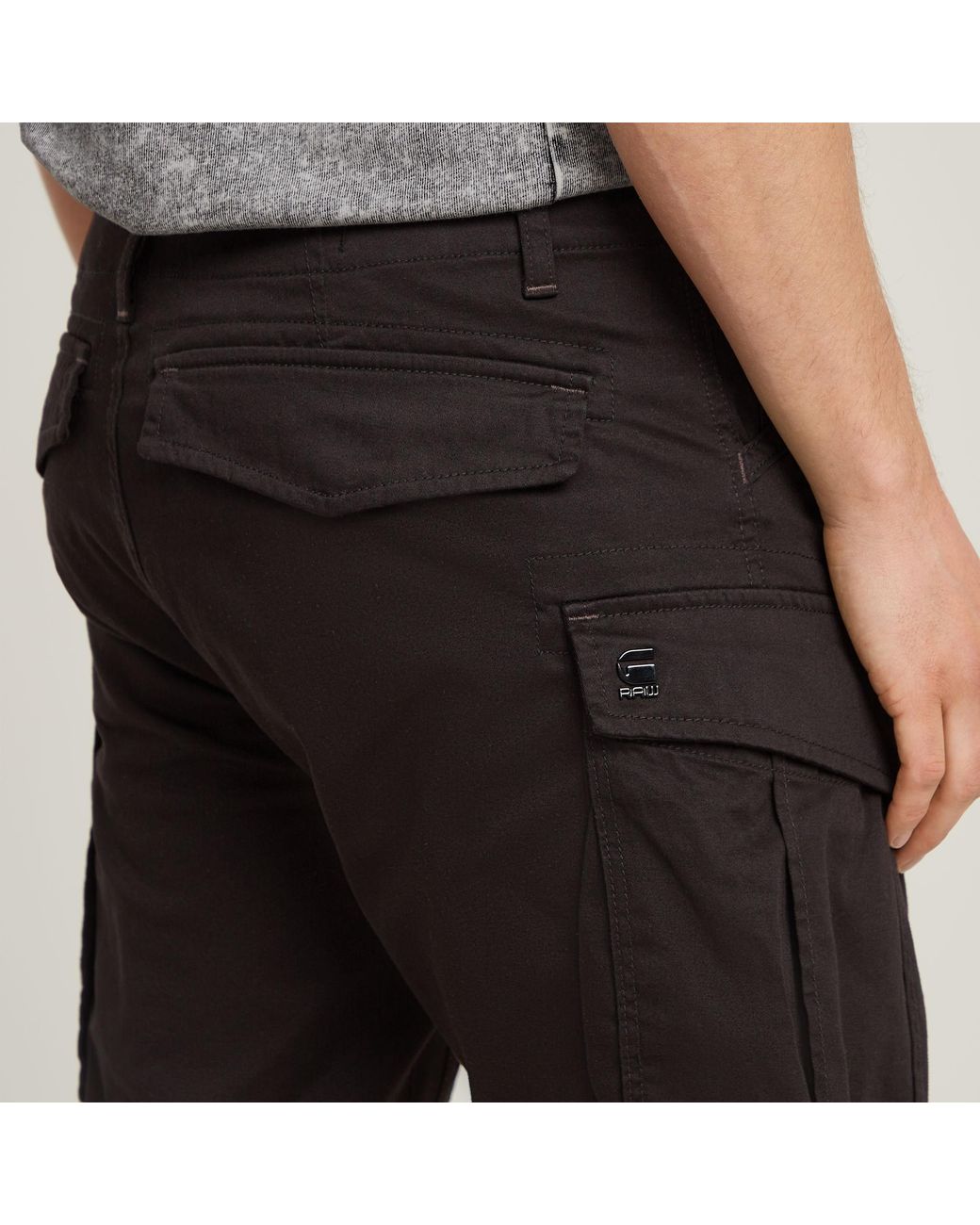 G-Star Rovic Zip Regular Short in het Black voor heren
