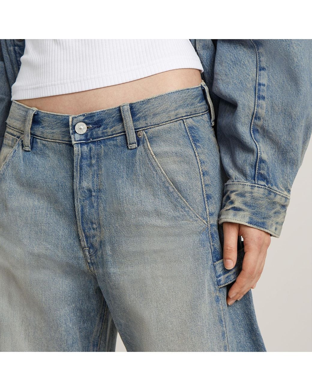 Contor 3D Extreme Loose Wmn, Blauw (Faded Scoria Grey D27690-d537-h147), 27W / 32L