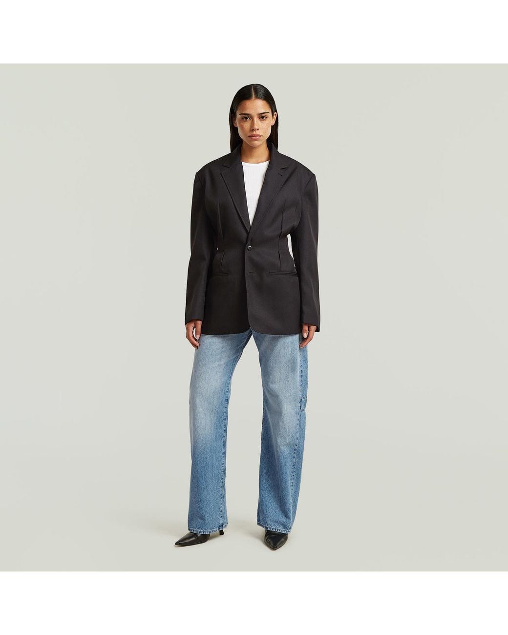 G-Star Cinched Blazer in het Black