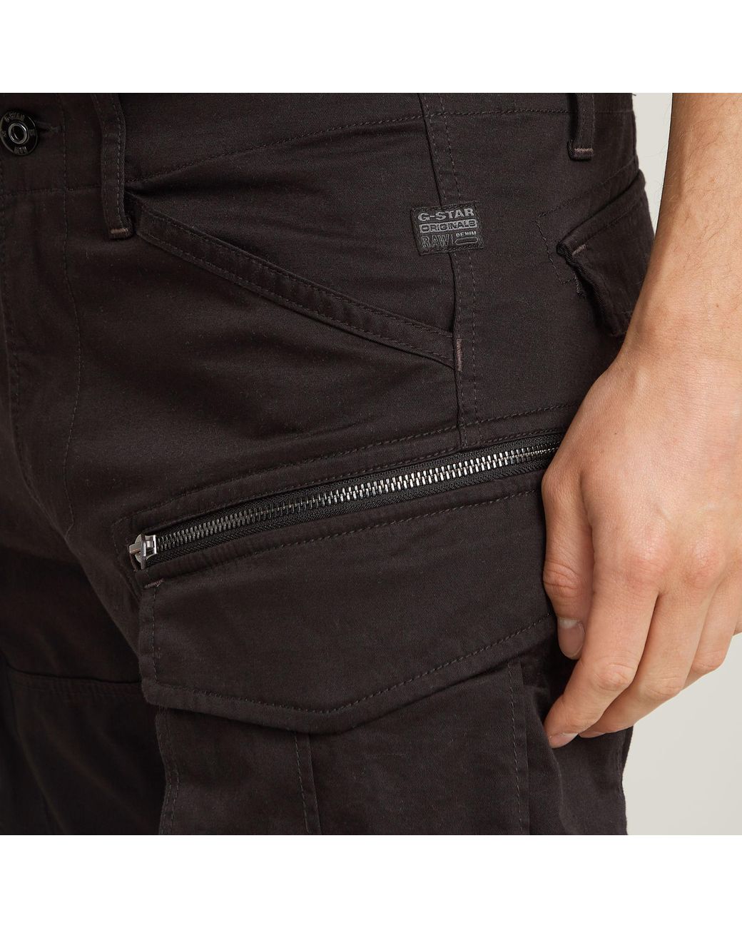 G-Star Rovic Zip Regular Short in het Black voor heren