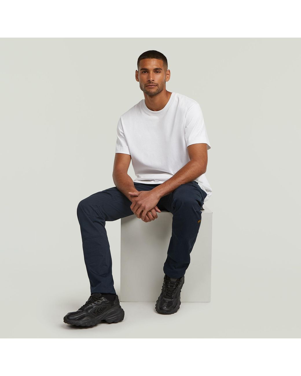 Pantalon Rovic Zip 3D Regular Tapered G-Star pour homme en coloris Blue