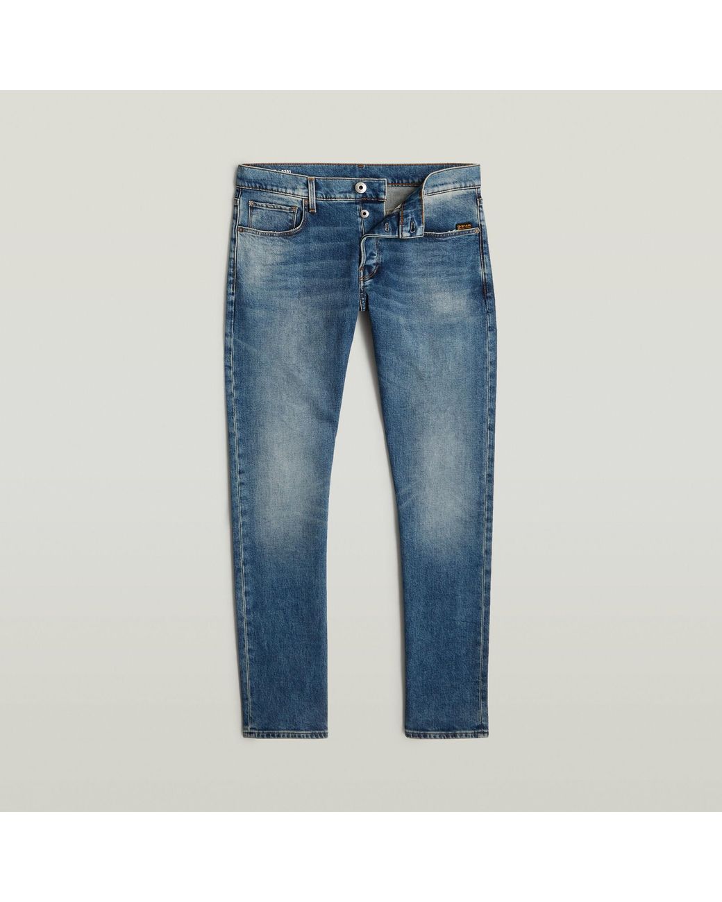 G-Star 3301 Regular Tapered Jeans in Blue für Herren