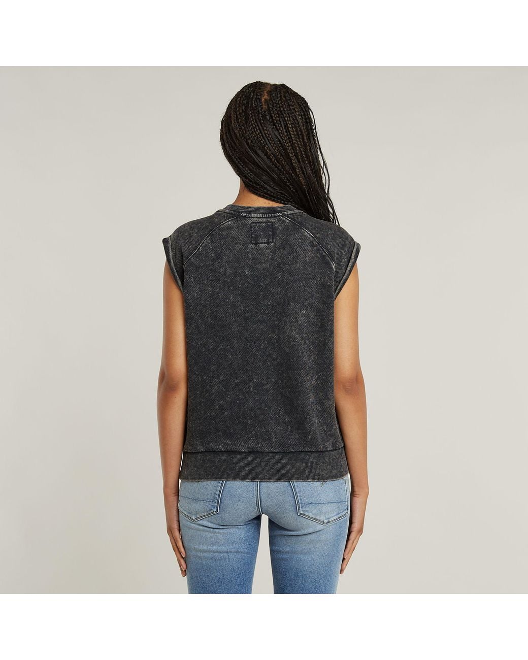 G-Star Washed Sweater in het Black