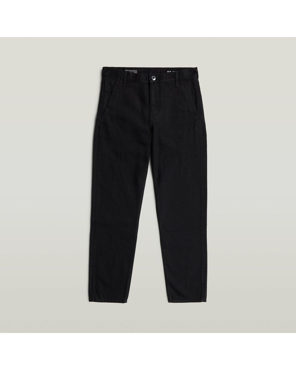 Chino Morry Tapered G-Star pour homme en coloris Black