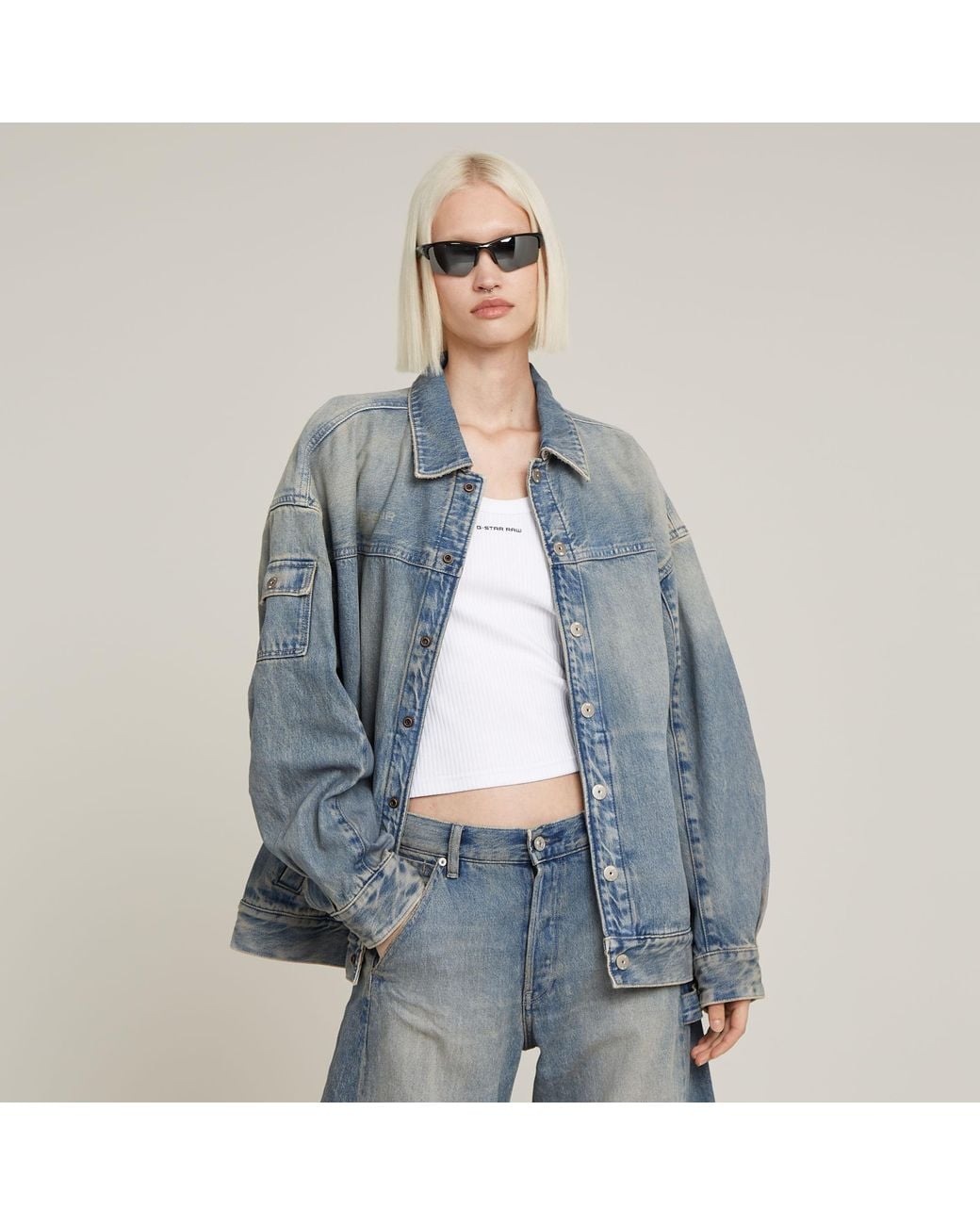 G-Star Long Drifter Jack in het Blue