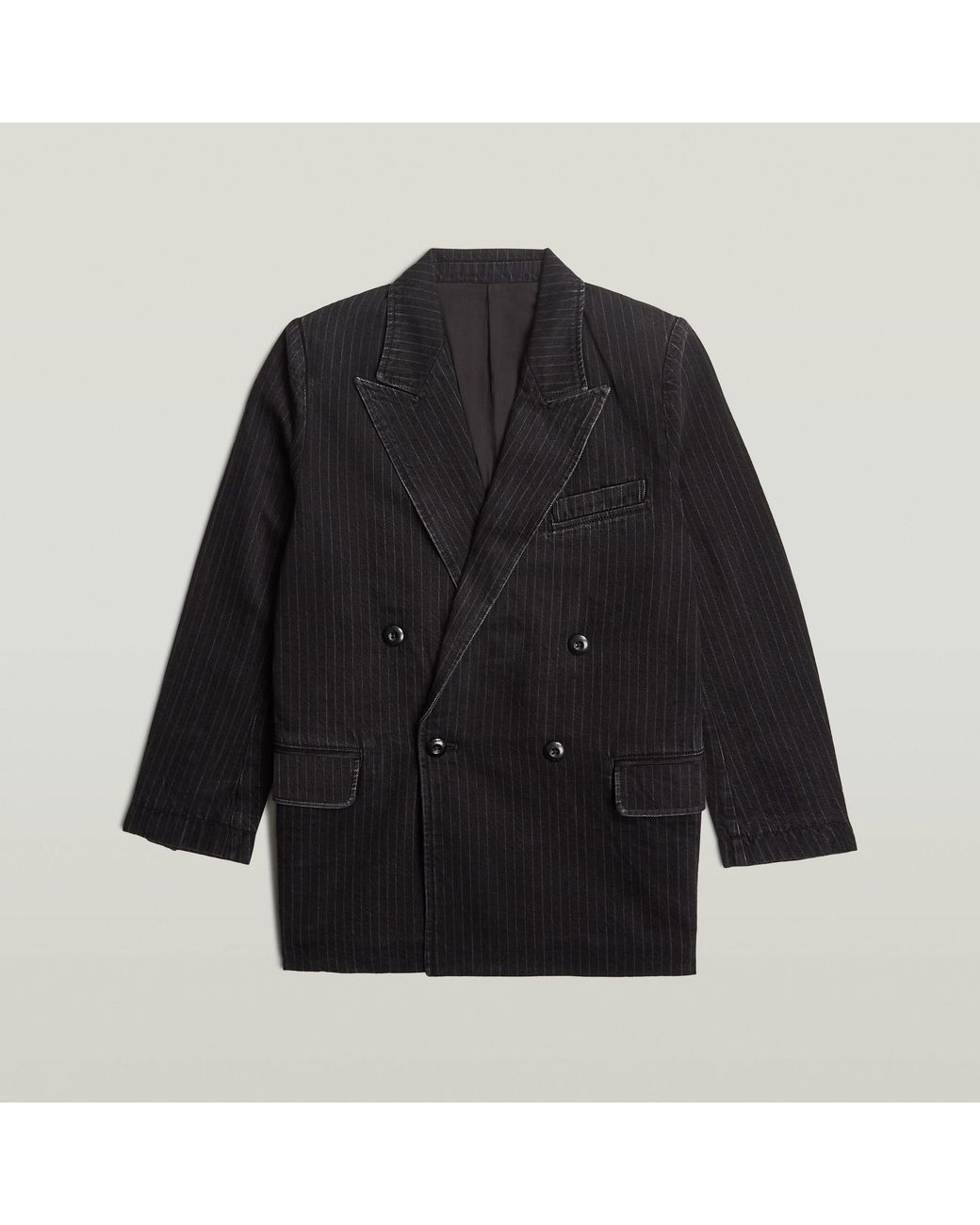 G-Star Double Breasted Blazer in het Black