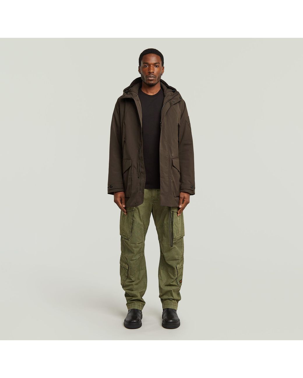 Parka Matelassée Multipocket G-Star pour homme en coloris Brown