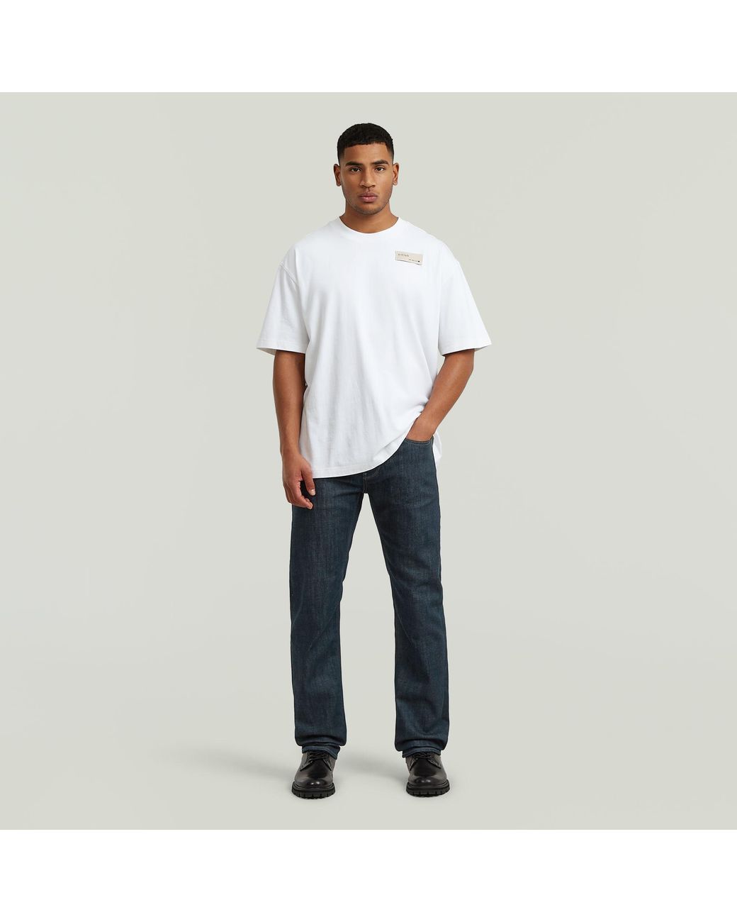 G-Star Blue Streem Slim Tapered Jeans for men
