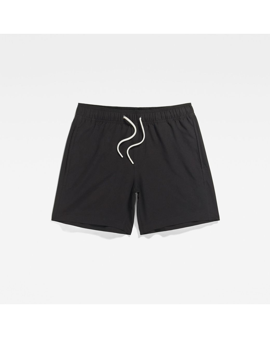 G-Star Black Dirik Solid Swim Shorts for men
