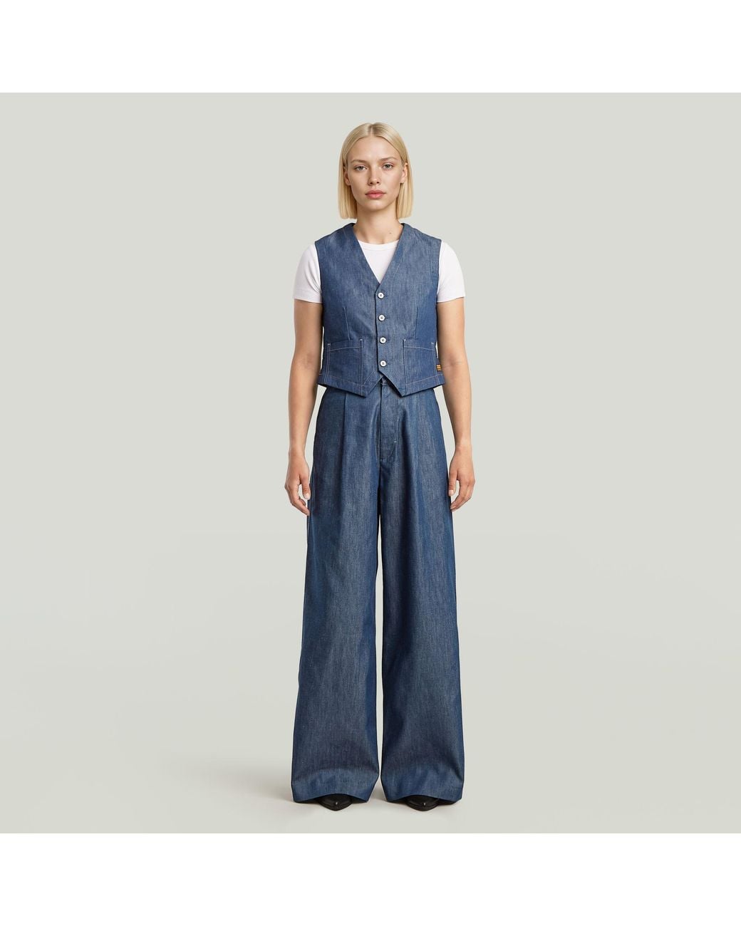 G-Star Summer Vest in het Blue
