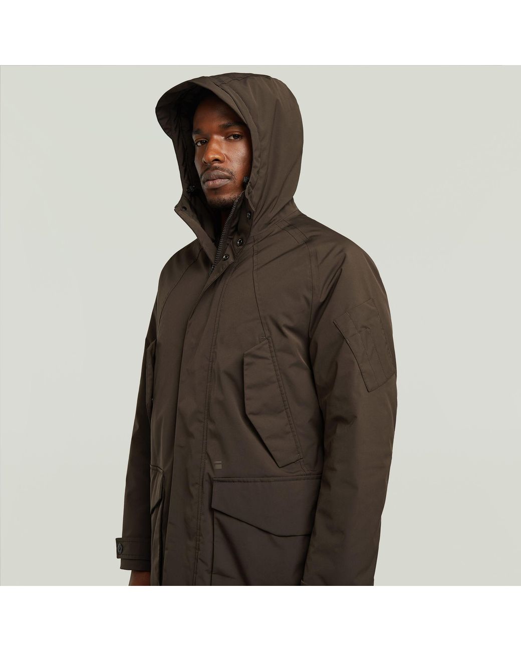 Parka Matelassée Multipocket G-Star pour homme en coloris Brown