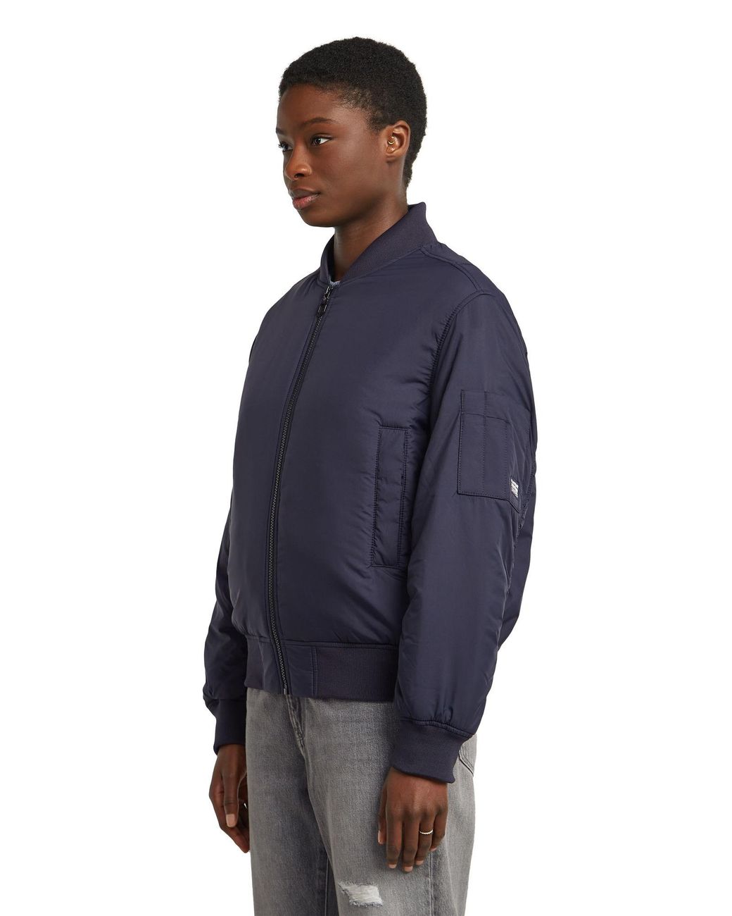 G-Star Blue Bomber Padded Jacket