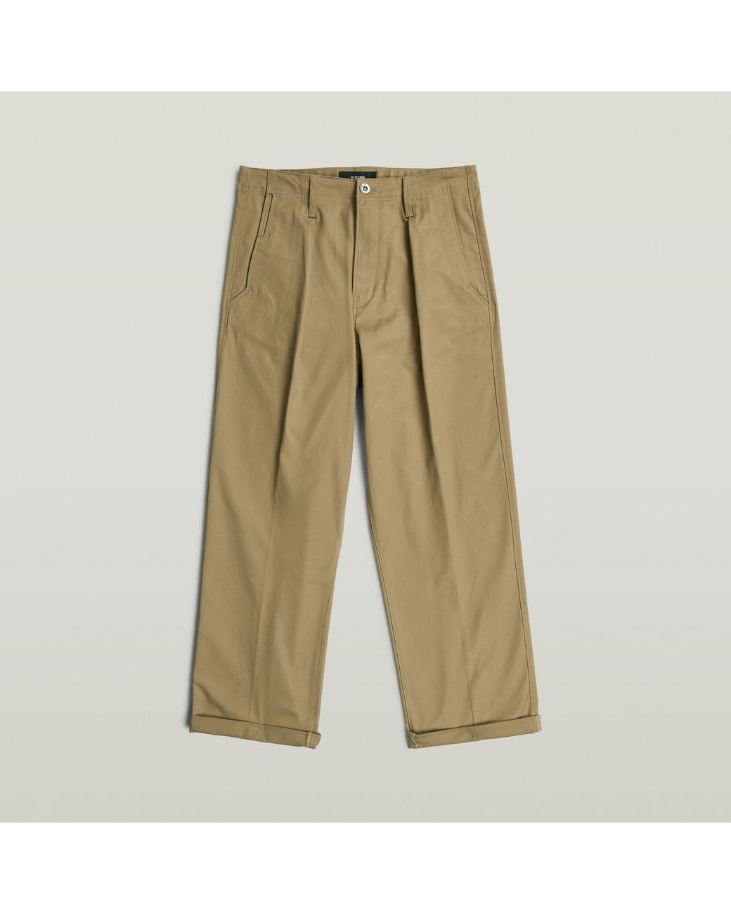 Chino Pleated Relaxed G-Star pour homme en coloris Natural