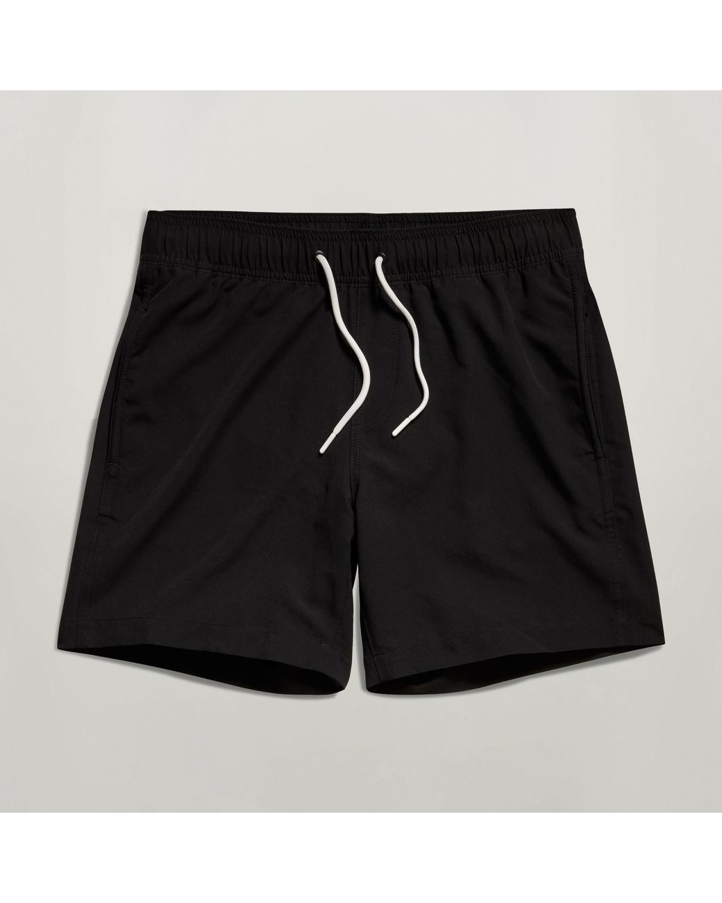 G-Star Black Dirik Solid Swim Shorts for men